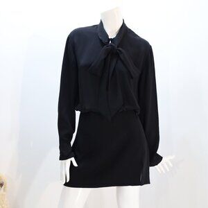 ZARA TIED MINI DRESS SZ M NWT